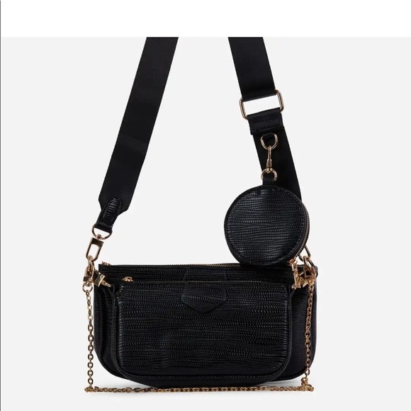 Black Crossbody with Coin Bag - Picture 4 of 4